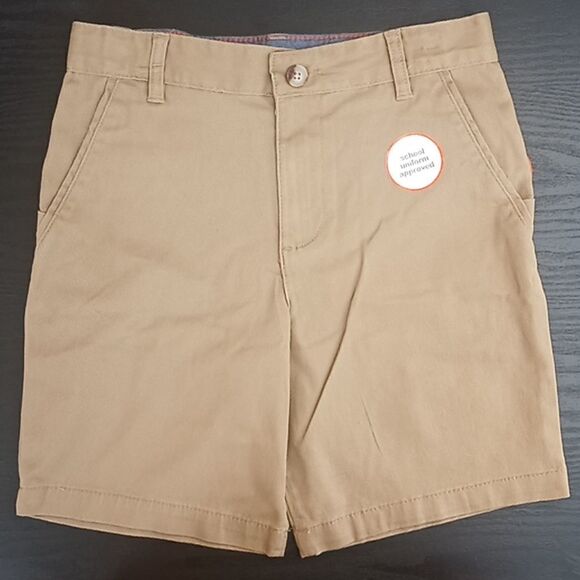 Boys Flat Front Shorts School Uniform Approved - Picture 1 of 6